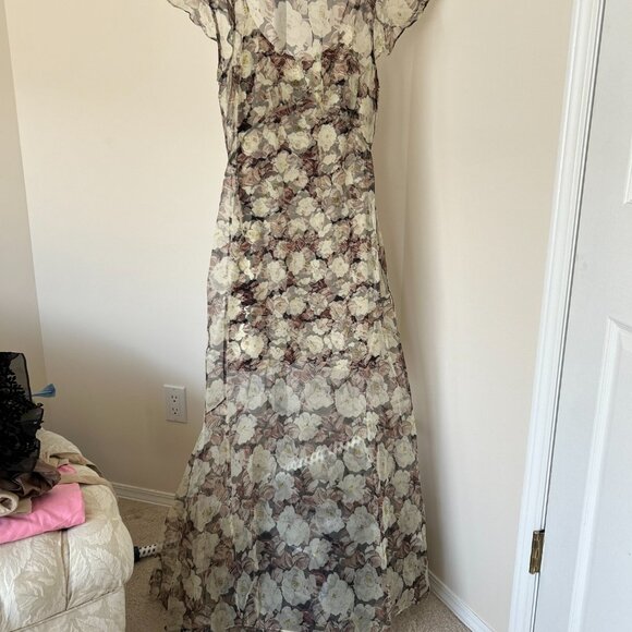 SIR Silk Maxi Dress Size US Small - Picture 2 of 9